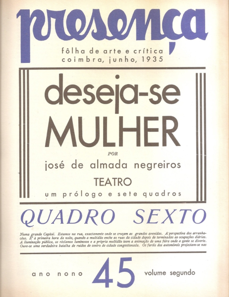 Presença magazine page