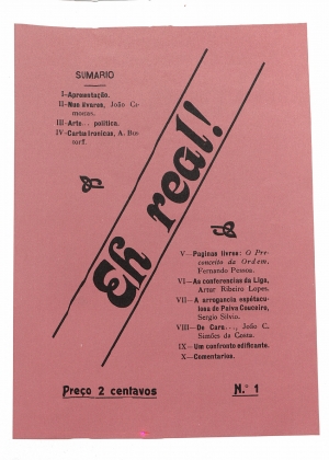 Eh Real! Panfleto semanal de crítica e doutrinação política